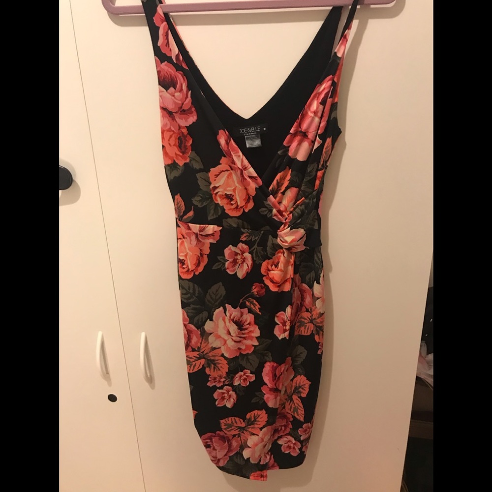 Sexy Floral Wrap Dress